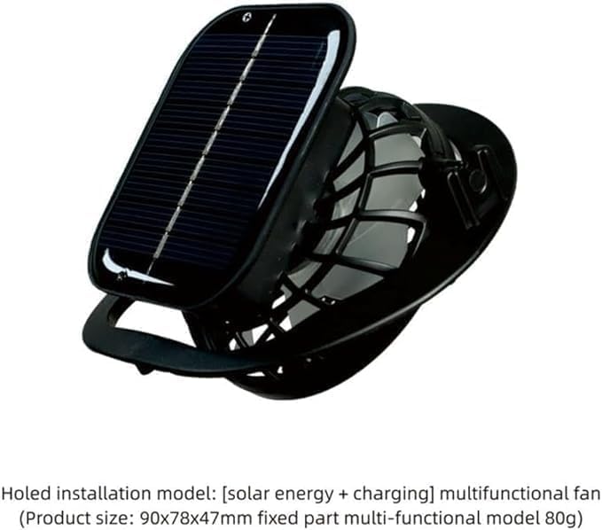 Solar Fan Hat, Wide Brim Solar Powered Fan Hat for Men Women, UPF 50+ Fishing & Beach Sun Hat with Solar Powered Fans