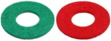 12 Pieces Battery Terminal Anti Corrosion Washers Fiber Battery Terminal Protector, 6 Red and 6 Green, 340075