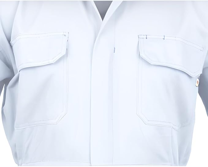 Just In Trend Classic Safety Work Coverall - Long Sleeve - 100% Cotton - 7 oz
