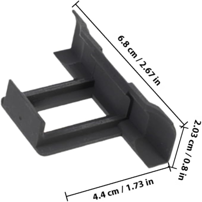 12pcs Solar Panel Water Guide Clips 35mm Photovoltaic Drainage Buckles for Removing Stagnant Water and Mud Solar Panel Accessories for Outdoor Installation