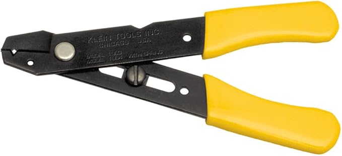 Klein Tools 1003 Wire Stripper and Cutter, Made in USA, Compact Stripper/Cutter for Solid and Stranded Wire