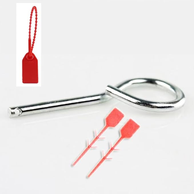 20 Set Fire Extinguisher Tamper Seals Pull Pins Latches Plastic Zip Ties Tite Security Tags Numbered Disposable Self-Locking Tie Replacement for Dry Extinguishers Emergency Kits Maintain