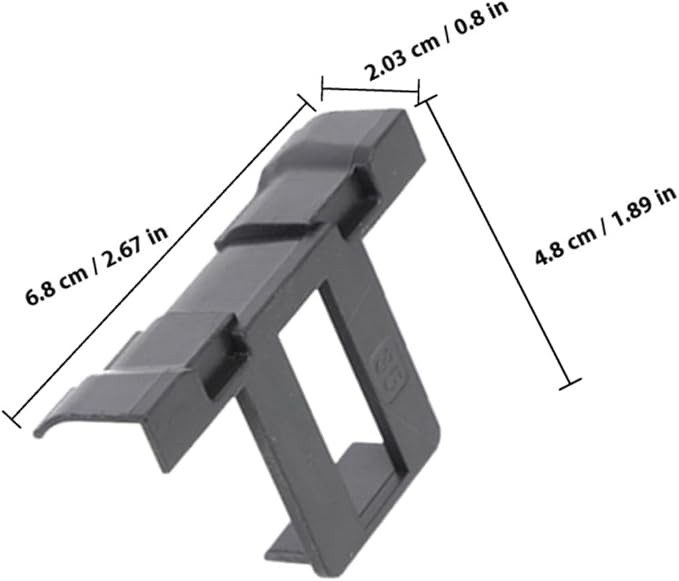 12pcs Solar Panel Drainage Clips Water Guide Clamp 40mm Photovoltaic Panel Water Deflector for Outdoor Module Maintenance