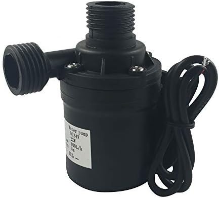 ZAOJIAO DC 24V Brushless Water Pump 1/2'' Male Thread Centrifugal Submersible Pump 800L/H 210GPH 4M/13ft for Fountain Solar Panel Pond Aquarium Water Circulation System