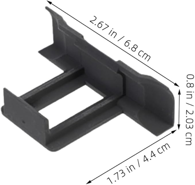 TOYANDONA 12pcs Solar Panel Photovoltaic Drainage Clips Water Guide Mud Clamp Easy Install Cleaning Tools for Outdoor Panels