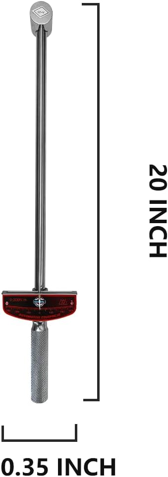 1/2" Drive Beam Torque Wrench 0-300 N.