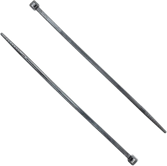 ZipTie.com 4-inch UV Resistant Black Multi-Purpose Cable Tie, 18-lb Tensile Strength, UL 21 Listed, 1,000-Pack