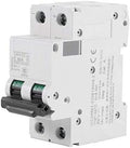 DC Miniature Circuit Breaker, Low Voltage 2 Pole 250A 63A DIN Rail Mount, DC Disconnect Switch for Solar Panels Grid DC System (63A)