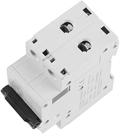 DC Circuit Breaker, Miniature Air Circuit Breaker, 1pc 250V DC 2P Low Voltage 16A/32A/63A, Solar Energy Switch Short Circuit (16A)