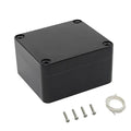 LeMotech Electrical Box ABS Plastic Project Box IP65 Waterproof Junction Box Project Case Universal Enclosure for Electronics Black 2.48x 2.28x 1.37 inch(63x58x35mm)(Pack of 1)