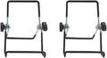 2Pcs Solar Panel Stand Foldable Mounting Bracket,Adjustable Supporter Holder,Metal Black Small For Home Garden Electrical Supplies(L)