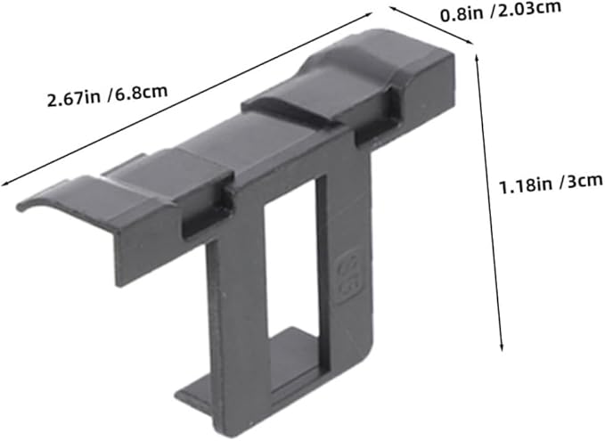 12pcs Solar Panel Water Drain Clips Auto Remove Stagnant Water Photovoltaic Panel Mounting for Efficient Mud Removal and Maintenance