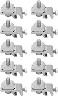 10Pcs Solar Mounting System Grounding Clip Solar Panel Photovoltaic On Coupling Earthing Ground Lug Cable Clamp Ground Clamp with Lay in Lug for Bare Wire and Pipe