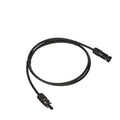 Renogy 5FT 12AWG Panel Connectors Solar Extension Cable, 5FT-12AWG, Black
