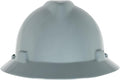 MSA V-Gard Full-Brim Hard Hat with Suspension - Polyethylene Shell, Superior Impact Protection and Self Adjusting Crown Straps - Standard Size Hard Hat