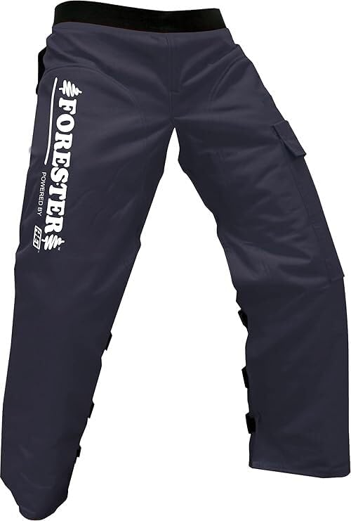FORESTER Chainsaw Chaps for Men & Women | Apron-Style Chaps with Pocket & Adjustable Waist | Chainsaw Safety Equipment