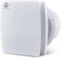 5.9 Inch Bathroom Exhaust Automatic Fan Low Noise Window Wall Mount Vent Fan with Motion Sensor for Bathroom Kitchen Garage