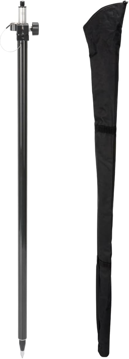 Telescopic GPS Pole, 8.2 FT Surveying Prism Pole, 1 Piece Design with Outer GT Graduations for Land Surveying