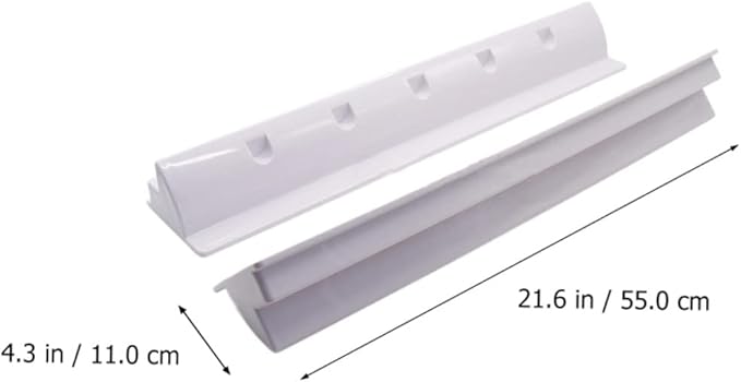 2pcs Abs Solar Panel Support Brackets for Rv Roof and Boat and Lightweight Solar Panel Mounting Rack High Uv Resistance for Secure Installation