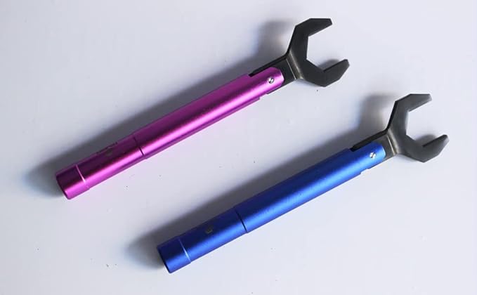 TOJOIN 2 pcs Blue N Type Torque Wrench 1 N·m Opening 20MM Protect RF Connector for RF Microwave Measurements