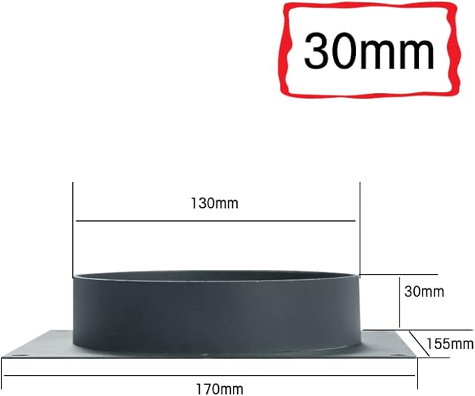 Floor Mount Plate Turret Bracket Compatible with Eberspacher Airtronic or Webasto Air Top Heater 190246 292100190246