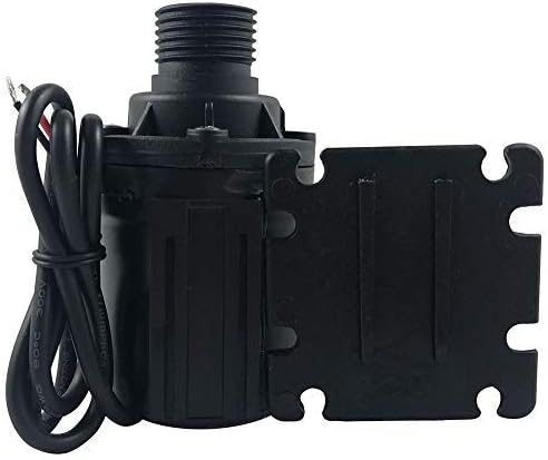 ZAOJIAO DC 24V Brushless Water Pump 1/2'' Male Thread Centrifugal Submersible Pump 800L/H 210GPH 4M/13ft for Fountain Solar Panel Pond Aquarium Water Circulation System