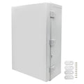 Large Electrical Junction Boxes Hinged Outdoor ABS Plastic Buckle Deep Wall Mount,Dustproof Waterproof IP67 Universal Durable Electrical Big Enclosure with Lock (23.62"x15.75"x8.66")