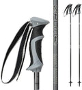 Zipline Lollipop 14.0 Graphite Carbon Composite Ski Poles – Lightweight, Durable, All-Mountain – Ergonomic Grip, Vibration Dampening, Ideal for Groomers and Freestyle. Choice of Skiers