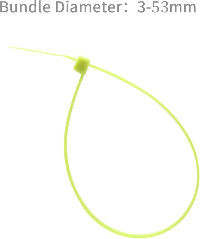 XINGO 1000 PCS Apple Green Zip Ties 8 Inch, 60 LBS Tensile Strength-Heavy Duty, Self-Locking Nylon Plastic Nylon Wire Ties for Indoor and Outdoor Use