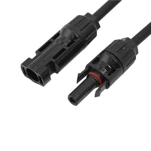Solar Y Branch Connectors, 1500V DC, 30A, PPO Material, 3-to-1 Parallel Adapter for Solar Panels, 1 Pair(M/FFF+F/MMM, Y-Branch)