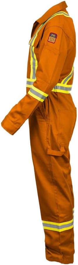 Flame Resistant FR High Visibility Hi Vis Coverall