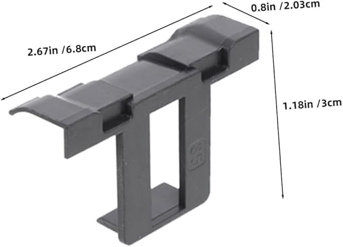 12pcs Photovoltaic Panel Cleaning Clips Water Drainage Clamps for Efficient Outdoor Maintenance Quick Dirt Removal and Installation for Solar Panel Modules