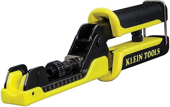 Klein Tools VDV211-100 Crimper, Extended Reach Coaxial Compression Connector for F, BNC, and RCA Connectors