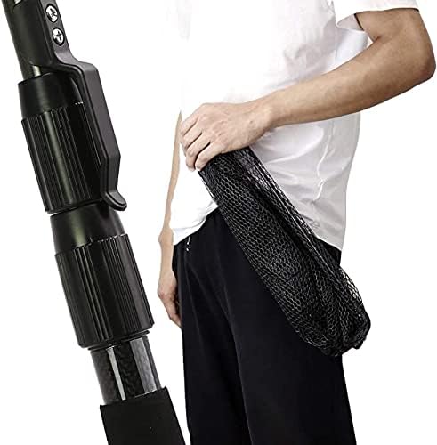 SAN LIKE Fishing Net Fish Landing Net Collapsible Fish Net with Anti-Slip Telescoping Rubber Pole Handle for Kids Adults in Saltwater Freshwater Multi-Size Extending to 37/42/43/51/69/71/89/98inch