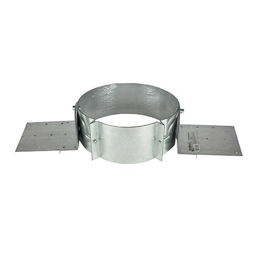 DuraVent 6DT-ARS DuraTech 6" & 8" Adjustable Roof Support, Galvanized