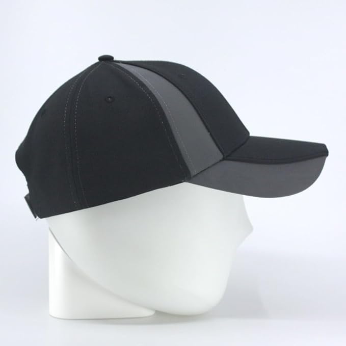 The Vintage Year Reflective High Visibility Piping Neon Polyester Twill Low Profile Structured Baseball Cap