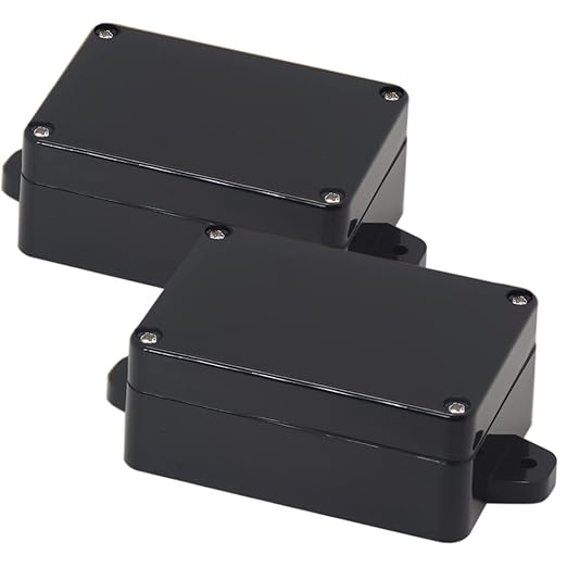 Zulkit Junction Box ABS Plastic Dustproof Waterproof IP65 Universal Electrical Boxes Project Enclosure with Fixed Ear Black 3.27 x 2.28 x 1.30 Inch (83 x 58 x 33 mm)(Pack of 2)