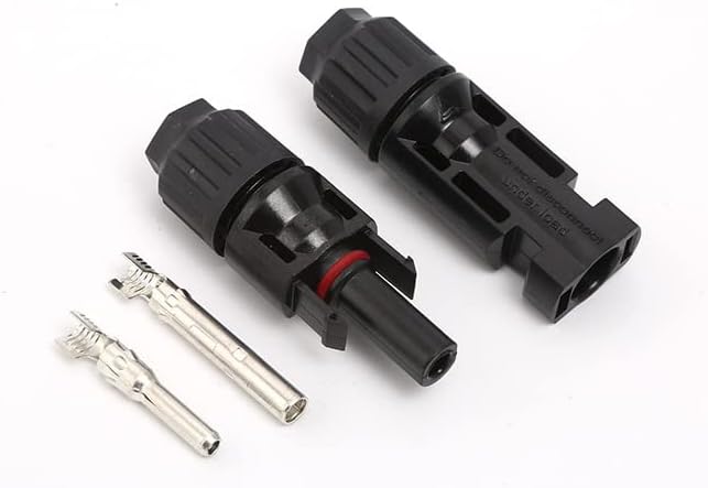 100PCS/50 Pairs Solar connectors Waterproof IP67 Solar Panel Connector Male/Female pv connectors(14-10AWG) with 2 Spanners (50)