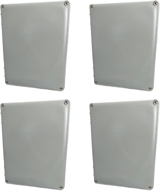 Co. 10" x 8" x4" Weather & Dust Proof PS Plastic Junction Conduit Box 4 Pack