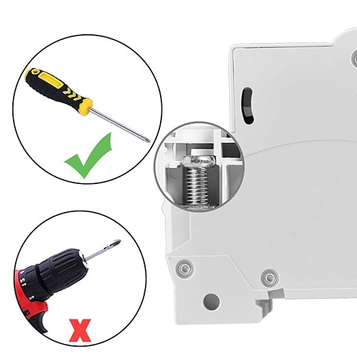 Heschen 2PCS DC Miniature Circuit Breaker, HSB6C-DC, 2 Poles, DC500V 20A, Photovoltaic Circuit Breaker, for Solar PV System Solar Panels Grid System, 35mm DIN Rail Mounting (20A)
