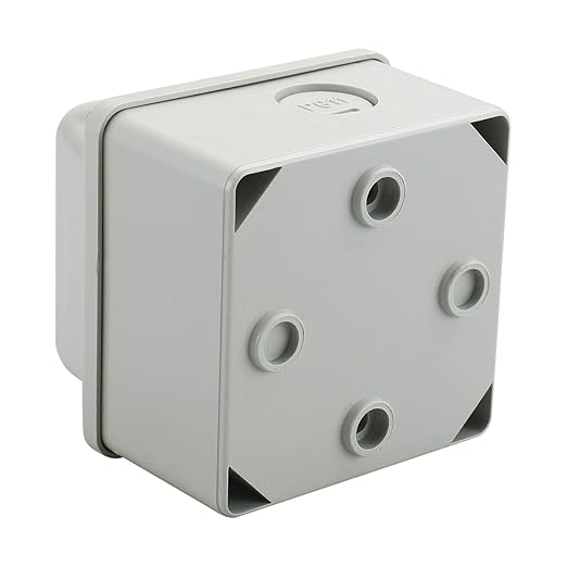 Baomain Universal Rotary Changeover Switch SZW26-20/D202.2D-H with Small&Higher Master Switch Exterior Box 660V 20A 3 Position 2 Phase (2.6"x2.6"x4.1")