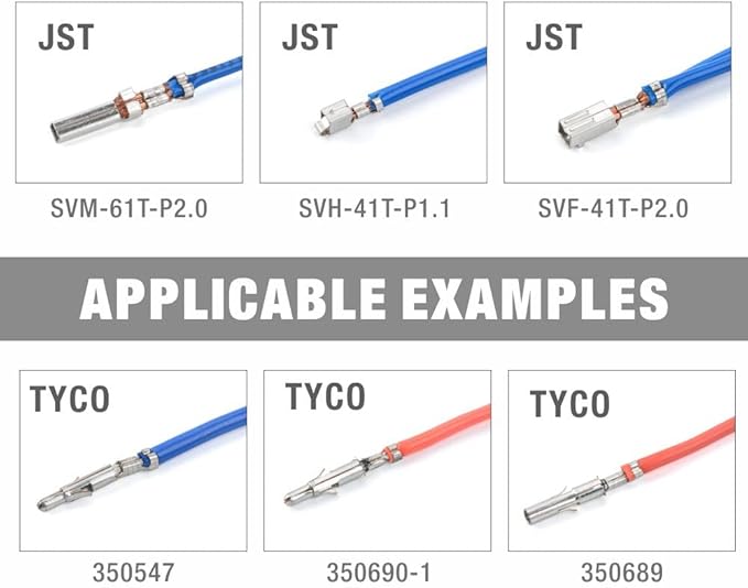 iCrimp Open Barrel Terminal Crimping Tool for Molex Style DELPHI AMP TYCO Deutsch Terminals Crimper, Molex Crimping Tool,24-14 AWG