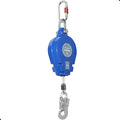 23FT Self Retracting Lifeline, Fall Protection Steel Wire SRL, Aluminum Housing Safety Retractable Lanyard, PPE Roofing Gear