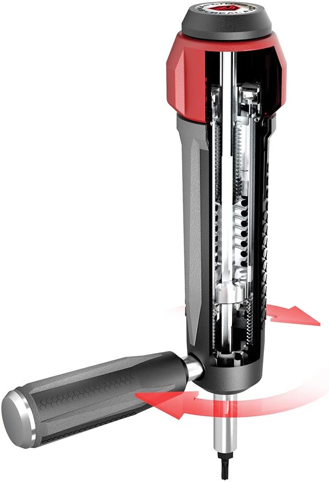 Real Avid Gunsmithing Torque Wrench Kit | All in One Torq Driver Tool with Screwdriver Bit Set & Accurate 1 Inch/Pound Setting for Precision Scope Mounting. Premium KIT.