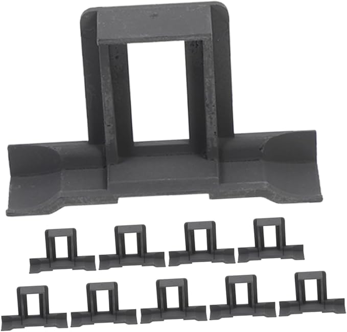 BESPORTBLE 12pcs Solar Panel Drain Clips for Photovoltaic Panels Water Guide Clamp for Outdoor Module Maintenance 40mm Sturdy Drainage Buckle