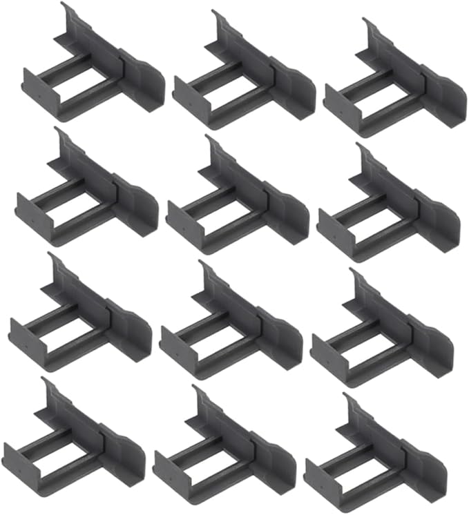 GALPADA 12pcs Solar Panel Water Guide Clips Photovoltaic Drainage Buckle for Efficient Cleaning and Stagnant Water Removal Durable Material for Solar Panel Maintenance