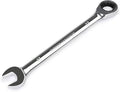 Egofine 27mm Ratcheting Combination Wrench Metric, Industrial Grade Gear Spanner with 12-Point Design, 72-Tooth Ratchet, Chrome Vanadium Steel