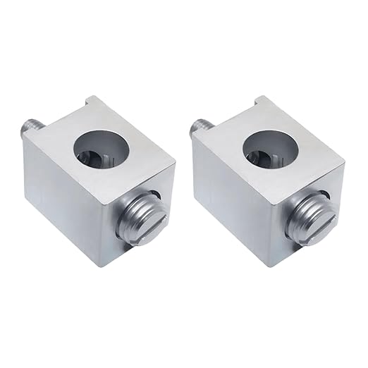 2 Pieces #4-2/0 Neutral Lug Kit Circuit Breaker Ground Lugs Aluminum Grounding Lugs Fit for Electrical Connections