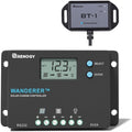 Renogy 10A Solar Controller with Wireless BT-1 Module-12V/24V PWM + App Monitoring, IP32/IP54 Waterproof for RV/Marine/Off-Grid Lithium Systems