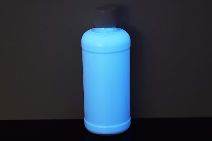 DirectGlow 16oz UV Blacklight Reactive Fluorescent Acrylic Paints (White)
